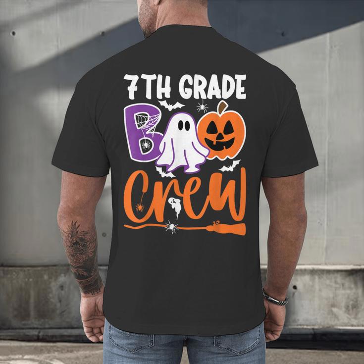 7th Grade Boo Crew Teacher Student Halloween Costume Men's Back Print T-Shirt, gift for family, gift for coworker 7th Grade Boo Crew Teacher Student Halloween Costume Men's Back Print T-Shirt, gift for family, gift for coworker