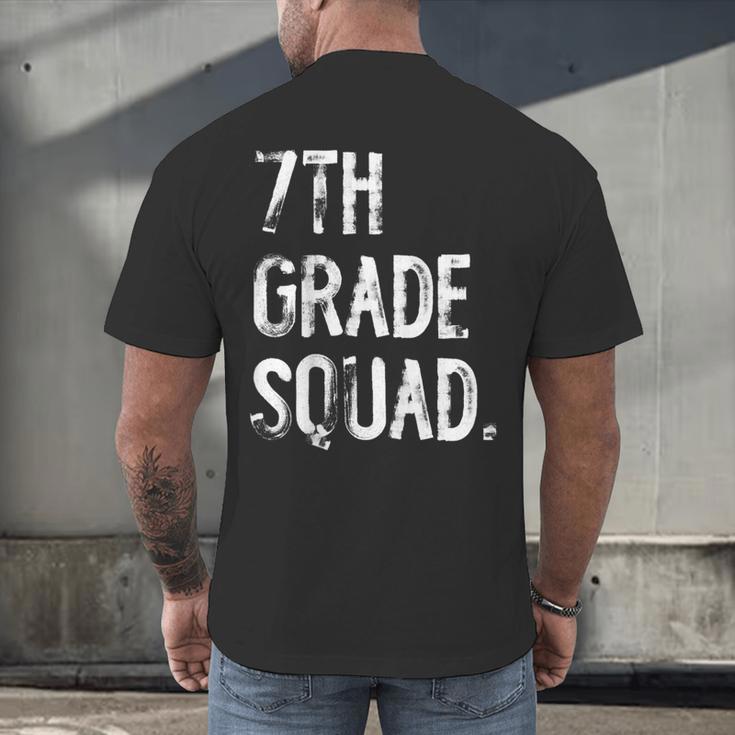 7th Grade Squad Back To School Student Teacher Men's Back Print T-Shirt, gift for family, gift for coworker 7th Grade Squad Back To School Student Teacher Men's Back Print T-Shirt, gift for family, gift for coworker