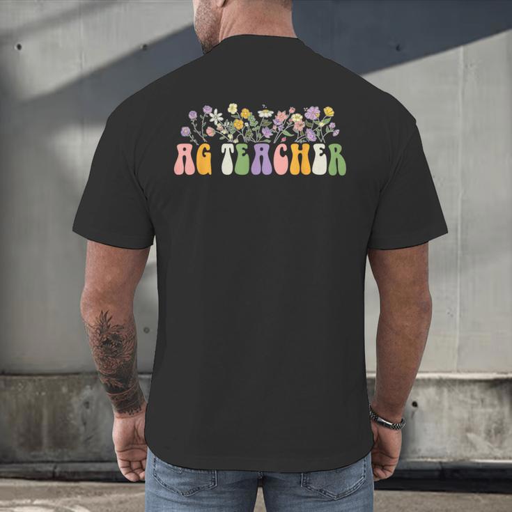 AG Teacher Future Farmer Agriculture Teacher Men Women Men's Back Print T-Shirt, gift for family, gift for coworker