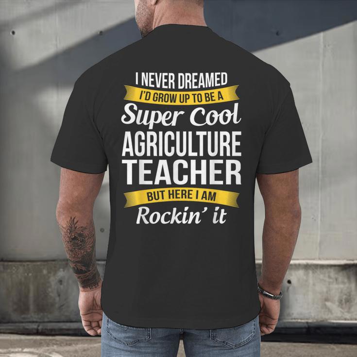 Agriculture Teacher Appreciation AG Teacher Men's Back Print T-Shirt, gift for family, gift for coworker Agriculture Teacher Appreciation AG Teacher Men's Back Print T-Shirt, gift for family, gift for coworker