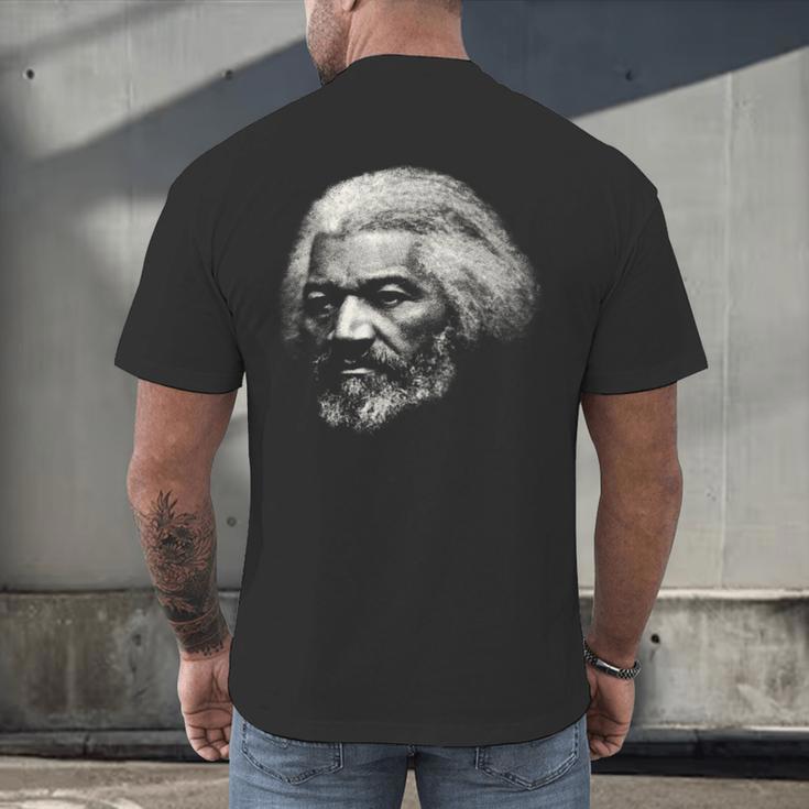 American History Frederick Douglass Teacher Men's Back Print T-Shirt, gift for family, gift for coworker