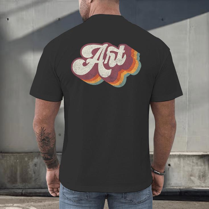 Art Teacher Back To School Men's Back Print T-Shirt, gift for family, gift for coworker Art Teacher Back To School Men's Back Print T-Shirt, gift for family, gift for coworker