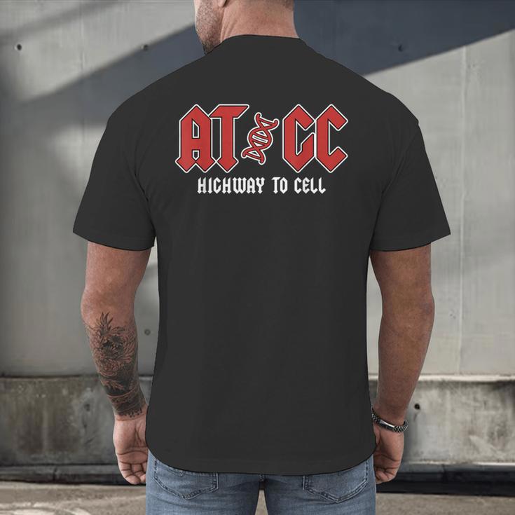 ATGC Teacher Student Biology Men's Back Print T-Shirt, gift for family, gift for coworker ATGC Teacher Student Biology Men's Back Print T-Shirt, gift for family, gift for coworker