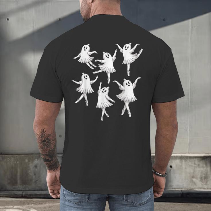 Ballet Ghost Dancer Spooky Dance Teacher Halloween Costume Men's Back Print T-Shirt, gift for family, gift for coworker Ballet Ghost Dancer Spooky Dance Teacher Halloween Costume Men's Back Print T-Shirt, gift for family, gift for coworker