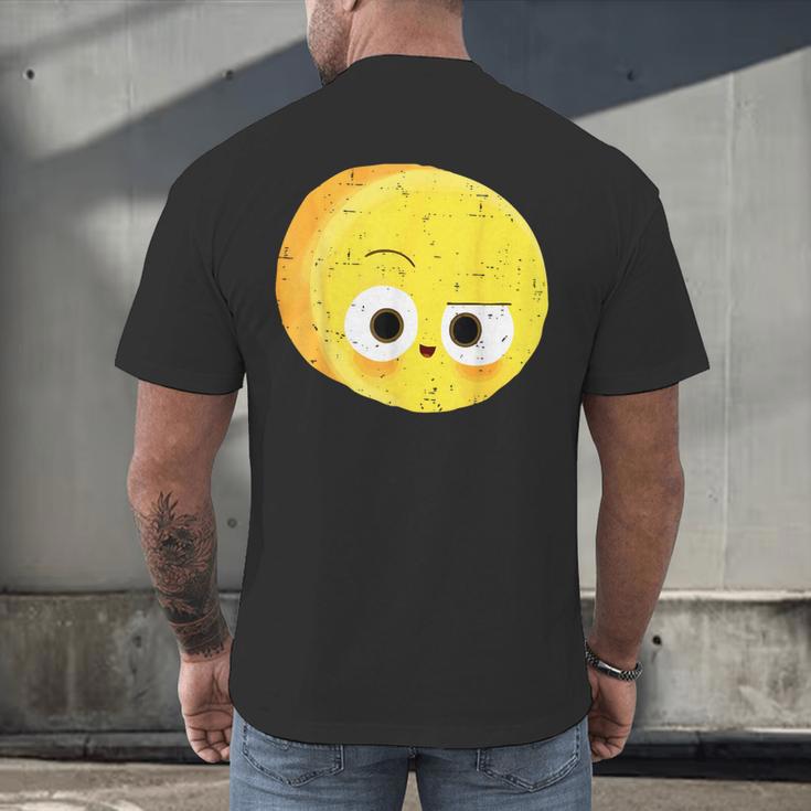 The Big Cheese Good Egg Teacher Halloween Costume Food Group Men's Back Print T-Shirt, gift for family, gift for coworker