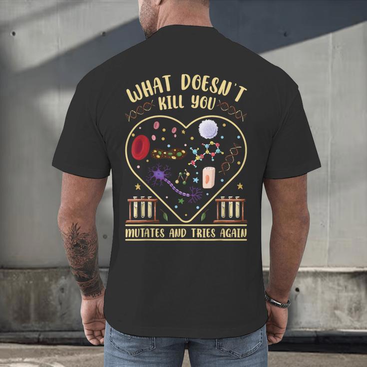 Biology Teacher Men's Back Print T-Shirt, gift for family, gift for coworker Biology Teacher Men's Back Print T-Shirt, gift for family, gift for coworker