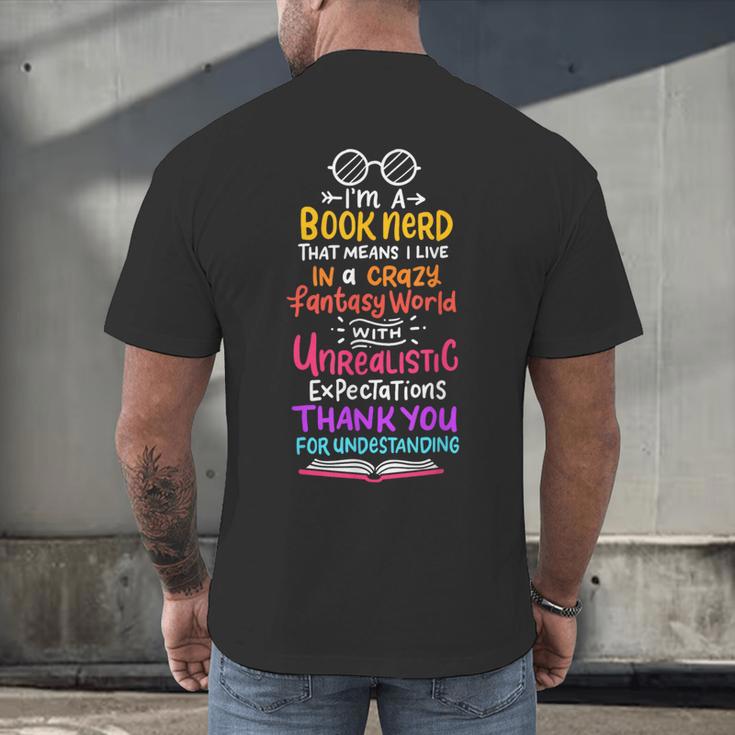 Books Reading English Teacher Student For Men Women Kids Men's Back Print T-Shirt, gift for family, gift for coworker Books Reading English Teacher Student For Men Women Kids Men's Back Print T-Shirt, gift for family, gift for coworker