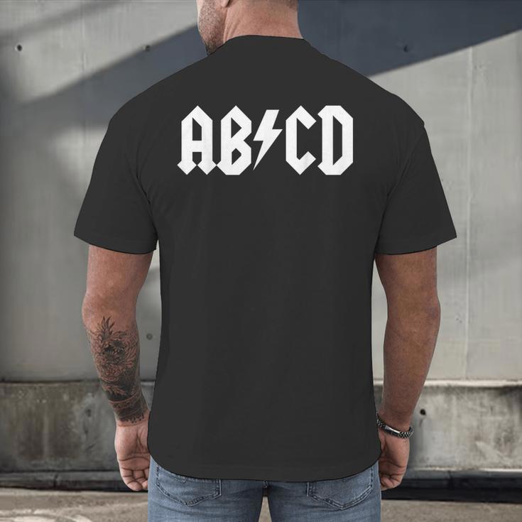 Boys Girls Teachers ABCD Rock Graphic Back To School Men's Back Print T-Shirt, gift for family, gift for coworker Boys Girls Teachers ABCD Rock Graphic Back To School Men's Back Print T-Shirt, gift for family, gift for coworker