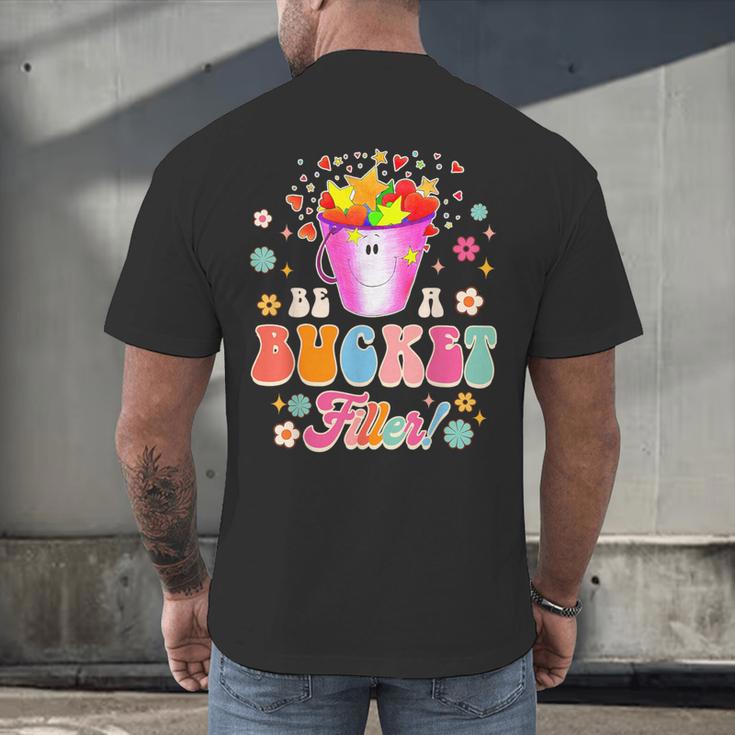 Be A Bucket Filler Teacher Teaching Groovy Back To School For Men Women Men's Back Print T-Shirt, gift for family, gift for coworker