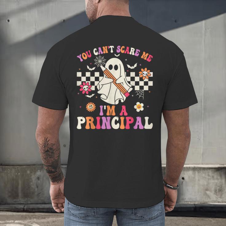 You Can't Scare Me I'm a Principal Halloween Teacher Men's Back Print T-Shirt, gift for family, gift for coworker You Can't Scare Me I'm a Principal Halloween Teacher Men's Back Print T-Shirt, gift for family, gift for coworker