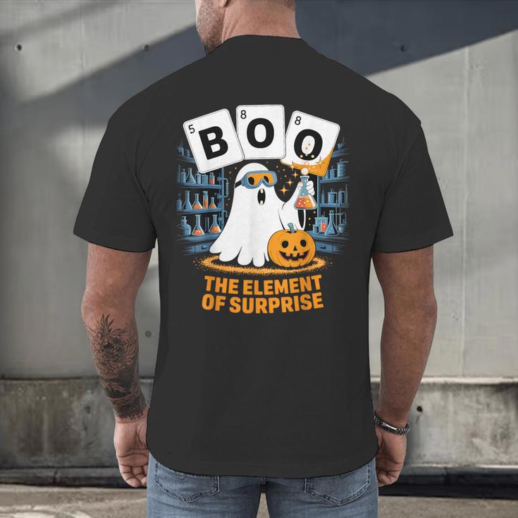 Chemistry Boo Ghost Element Of Surprise Science Teacher Tee Men's Back Print T-Shirt, gift for family, gift for coworker Chemistry Boo Ghost Element Of Surprise Science Teacher Tee Men's Back Print T-Shirt, gift for family, gift for coworker
