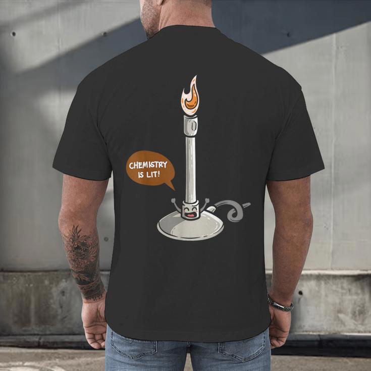 Chemistry Burner Science Lover Biology Chemistry Teacher Men's Back Print T-Shirt, gift for family, gift for coworker Chemistry Burner Science Lover Biology Chemistry Teacher Men's Back Print T-Shirt, gift for family, gift for coworker