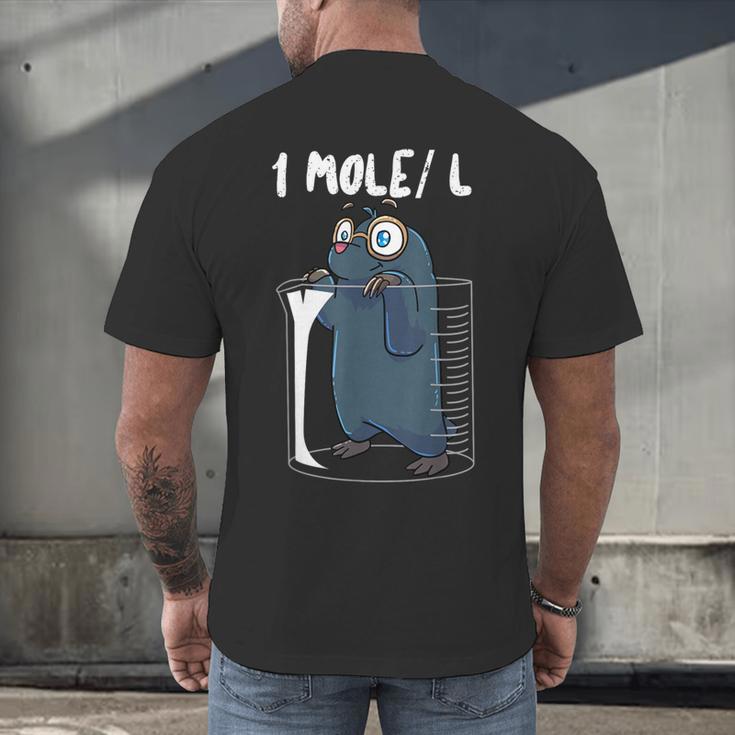 Chemistry Chemist Student Science Teacher Mole Men's Back Print T-Shirt, gift for family, gift for coworker Chemistry Chemist Student Science Teacher Mole Men's Back Print T-Shirt, gift for family, gift for coworker