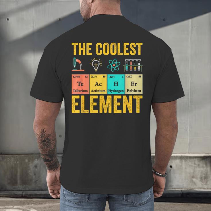 Chemistry Teacher Element Science Student Chemist Men's Back Print T-Shirt, gift for family, gift for coworker Chemistry Teacher Element Science Student Chemist Men's Back Print T-Shirt, gift for family, gift for coworker