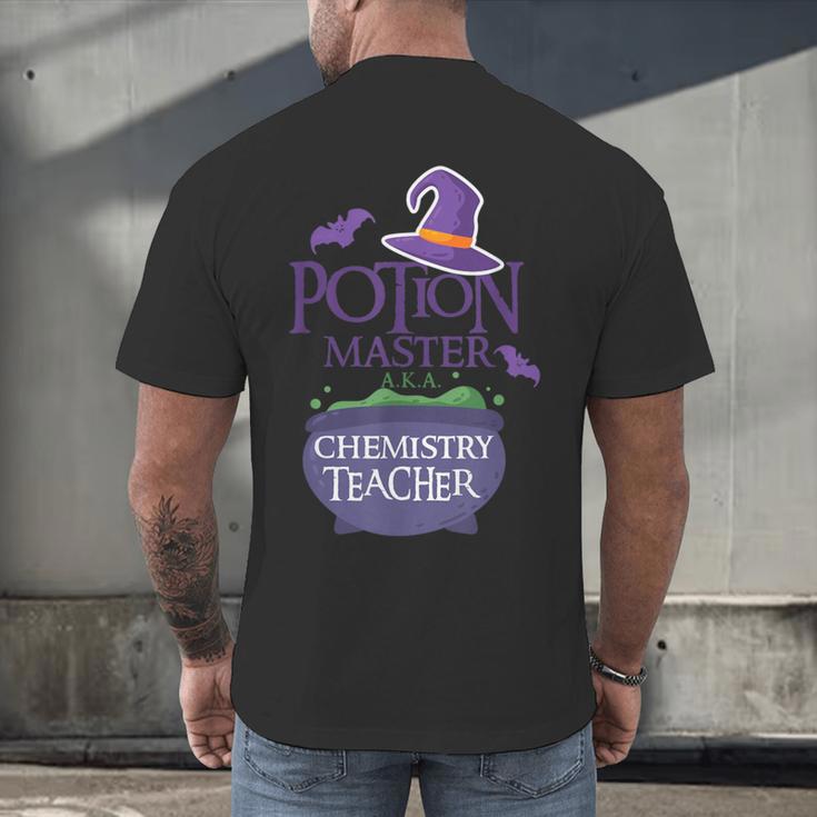 Chemistry Teacher Halloween Shirt School POTION MASTER Men's Back Print T-Shirt, gift for family, gift for coworker Chemistry Teacher Halloween Shirt School POTION MASTER Men's Back Print T-Shirt, gift for family, gift for coworker