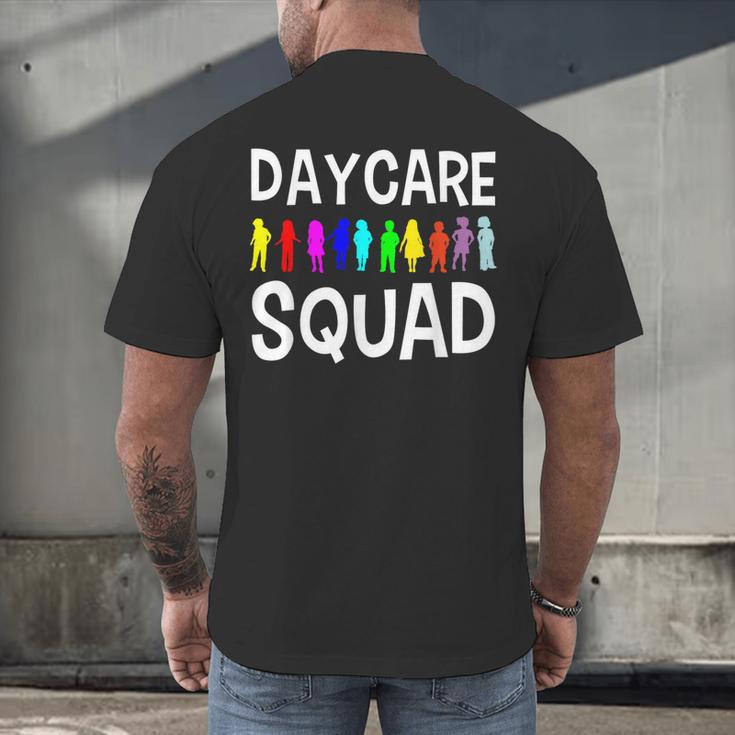 Childcare Daycare Squad Daycare Teacher Men Women Men's Back Print T-Shirt, gift for family, gift for coworker