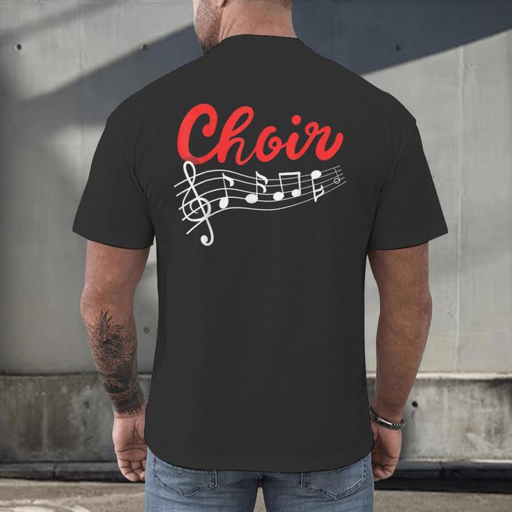 Choir Chorister Choir Teacher Choir Director Men's Back Print T-Shirt, gift for family, gift for coworker Choir Chorister Choir Teacher Choir Director Men's Back Print T-Shirt, gift for family, gift for coworker