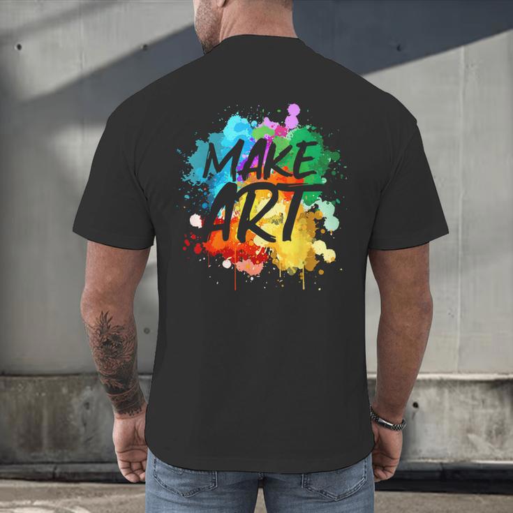 Cool Art For Men Women Artist Teacher Painter Artists Paint Men's Back Print T-Shirt, gift for family, gift for coworker Cool Art For Men Women Artist Teacher Painter Artists Paint Men's Back Print T-Shirt, gift for family, gift for coworker