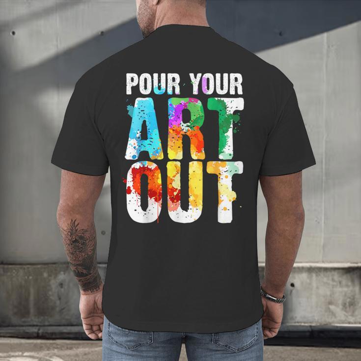 Cool Artist For Men Women Painter Art Teacher Paint Artists Men's Back Print T-Shirt, gift for family, gift for coworker Cool Artist For Men Women Painter Art Teacher Paint Artists Men's Back Print T-Shirt, gift for family, gift for coworker