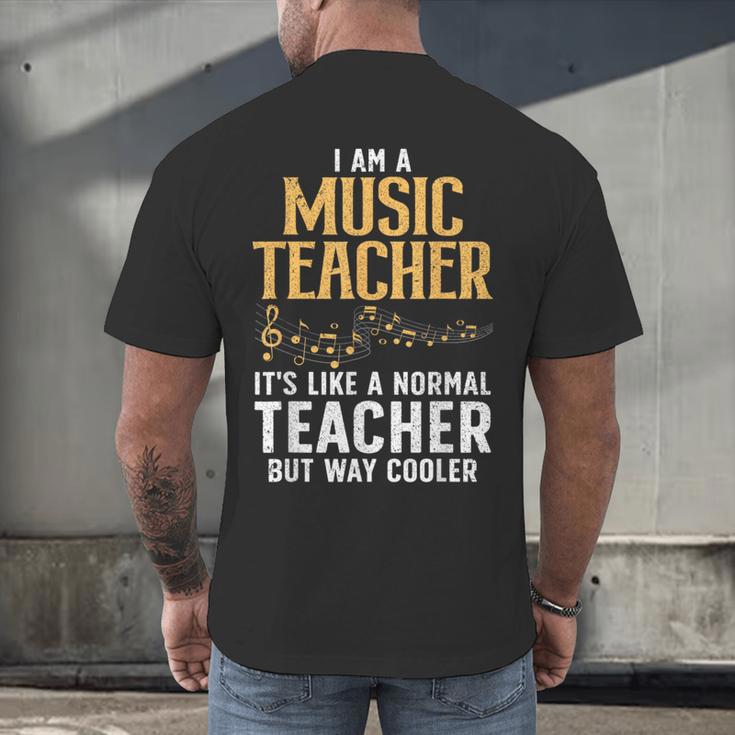 Cool Music Teacher Art For Men Women School Orchestra Coach Men's Back Print T-Shirt, gift for family, gift for coworker Cool Music Teacher Art For Men Women School Orchestra Coach Men's Back Print T-Shirt, gift for family, gift for coworker