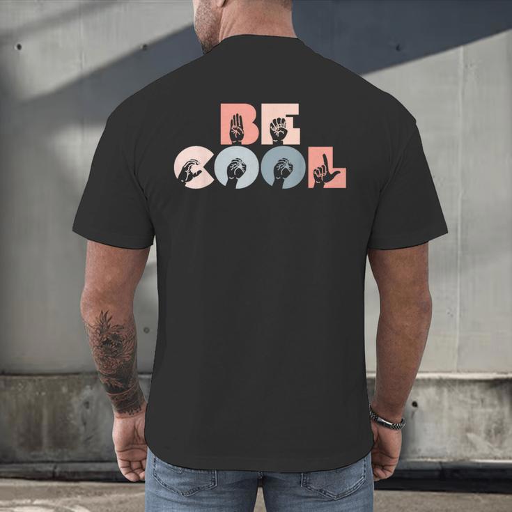 Cool Sign Language ASL Teacher Deaf People ASL Interpreter Men's Back Print T-Shirt, gift for family, gift for coworker Cool Sign Language ASL Teacher Deaf People ASL Interpreter Men's Back Print T-Shirt, gift for family, gift for coworker