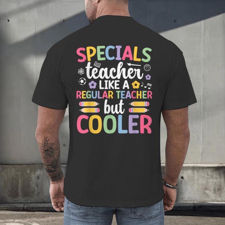 Cool Specials Teacher Specials Team Specials Squad Men's Back Print T-Shirt, gift for family, gift for coworker Cool Specials Teacher Specials Team Specials Squad Men's Back Print T-Shirt, gift for family, gift for coworker