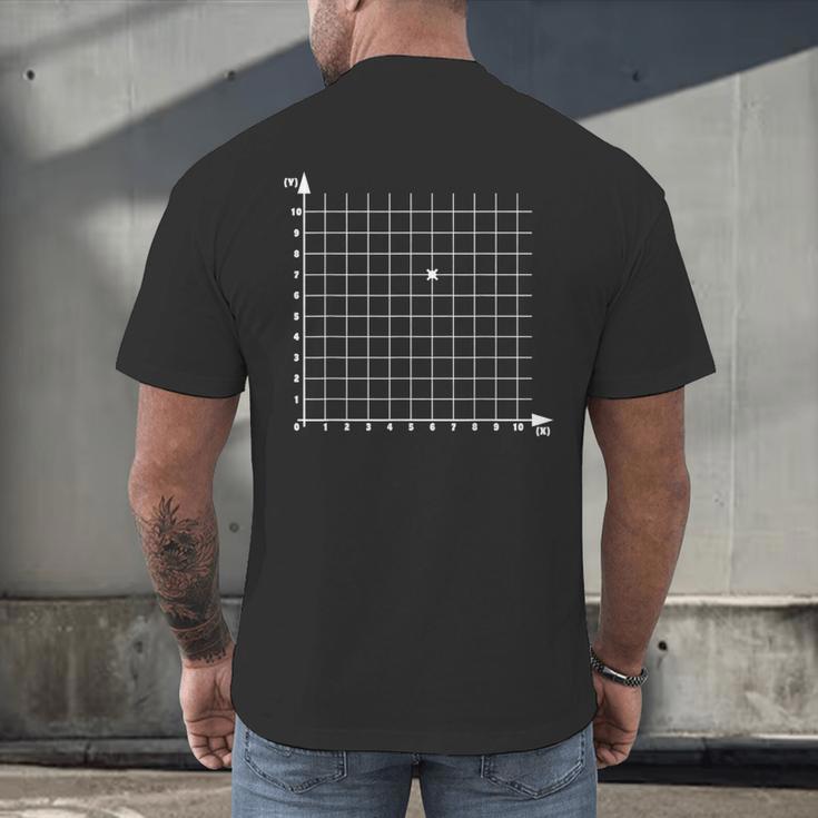 Coordinate 67 Math Teacher 67 Math Lover Boys Kids Men's Back Print T-Shirt, gift for family, gift for coworker
