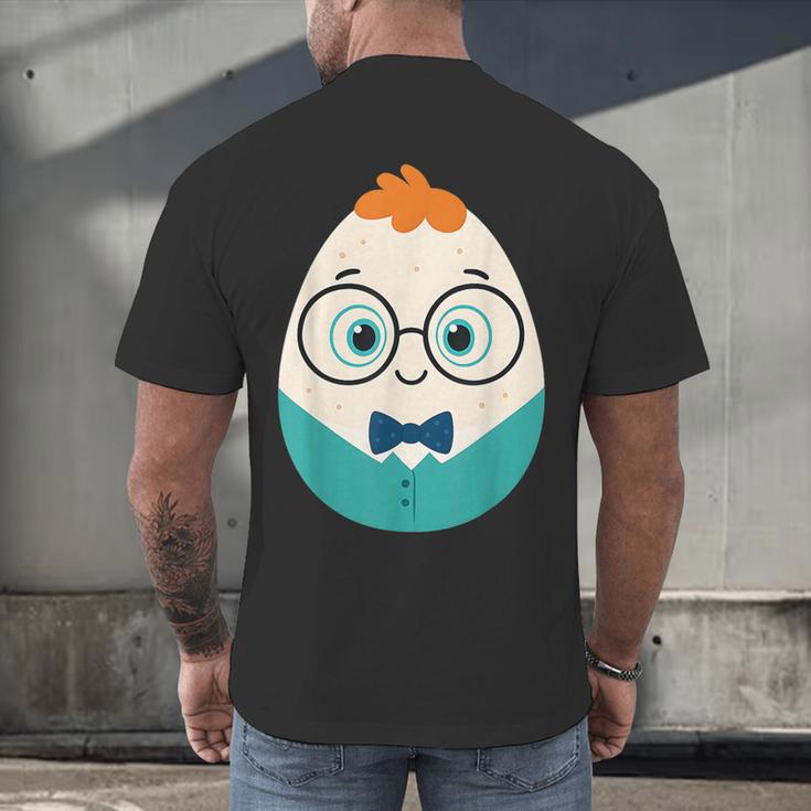 Cute Good Egg Teacher Halloween Costume Food Group Men's Back Print T-Shirt, gift for family, gift for coworker