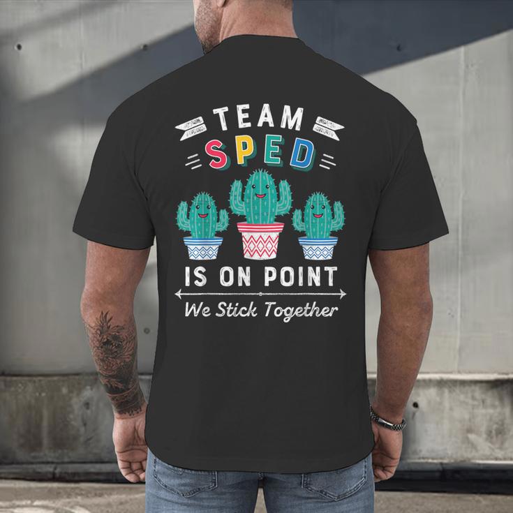 Cute SPED Teacher Special Education Cactus SPED Teacher Men's Back Print T-Shirt, gift for family, gift for coworker Cute SPED Teacher Special Education Cactus SPED Teacher Men's Back Print T-Shirt, gift for family, gift for coworker