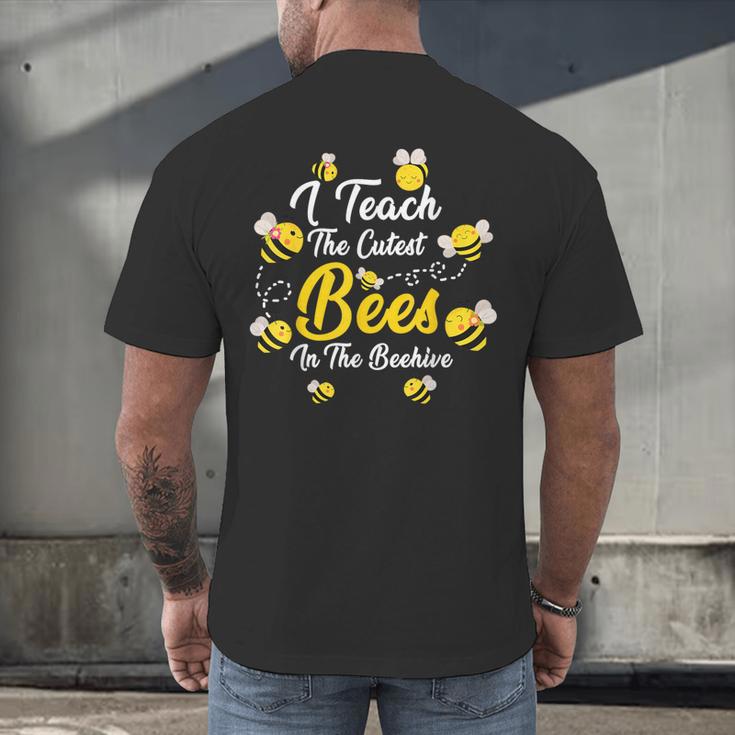 Cute I Teach The Cutest Bees In The Beehive Teacher's Day For Men Women Kids Men's Back Print T-Shirt, gift for family, gift for coworker Cute I Teach The Cutest Bees In The Beehive Teacher's Day For Men Women Kids Men's Back Print T-Shirt, gift for family, gift for coworker