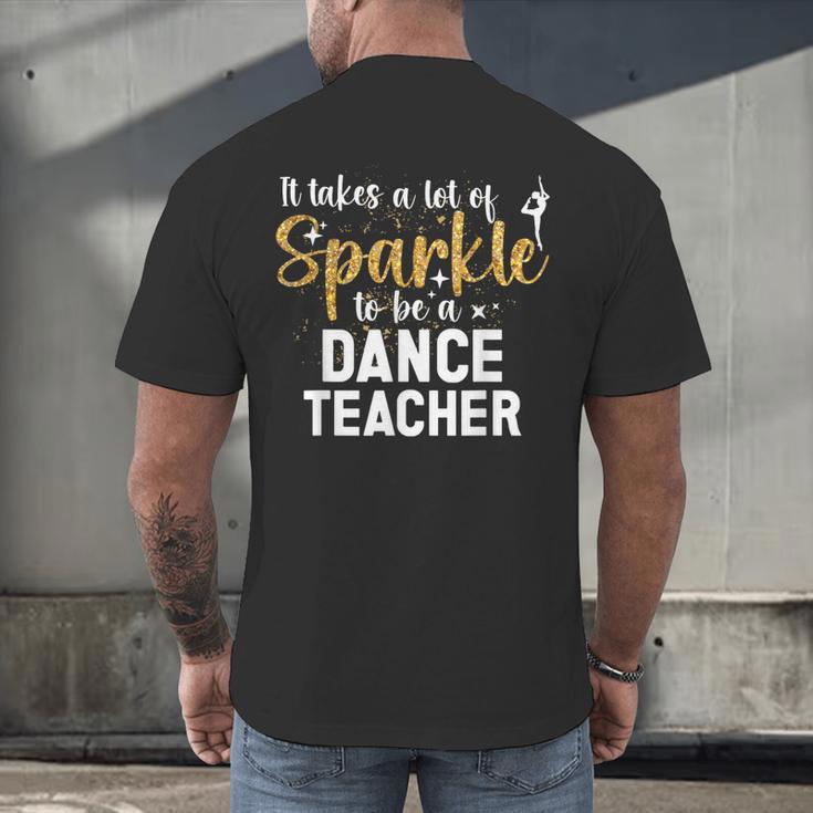 To Be A Dance Teacher Dance Instructor Dancing Teacher Men's Back Print T-Shirt, gift for family, gift for coworker To Be A Dance Teacher Dance Instructor Dancing Teacher Men's Back Print T-Shirt, gift for family, gift for coworker