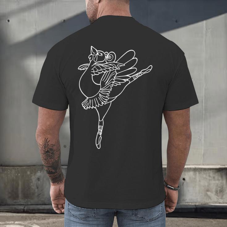 Dancing Turkey Happy Thanksgiving Day Ballet Dance Teacher Men's Back Print T-Shirt, gift for family, gift for coworker Dancing Turkey Happy Thanksgiving Day Ballet Dance Teacher Men's Back Print T-Shirt, gift for family, gift for coworker