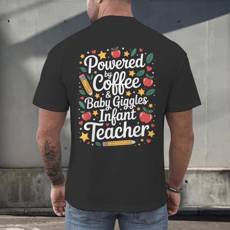 Daycare Provider Infant Teacher Quotes Toddler Teaching Men's Back Print T-Shirt, gift for family, gift for coworker