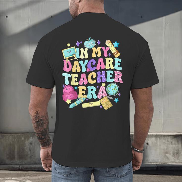 In My Daycare Teacher Era Daycare Provider Kids Men's Back Print T-Shirt, gift for family, gift for coworker In My Daycare Teacher Era Daycare Provider Kids Men's Back Print T-Shirt, gift for family, gift for coworker