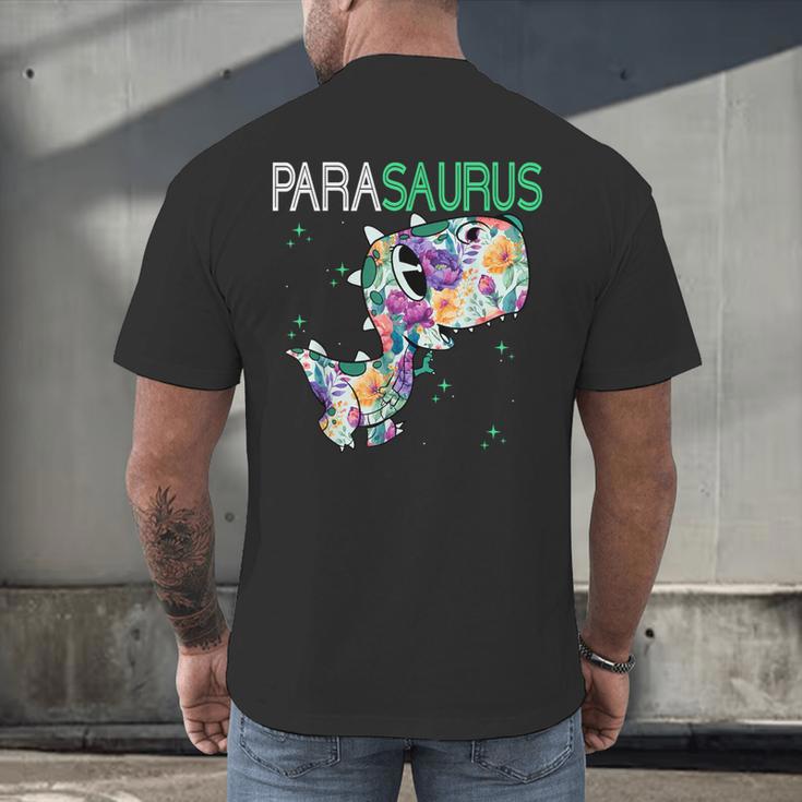 Dino Para Professional Teacher Collection T-Rex Dinosaur Paraeducator Assistant Teacher Men's Back Print T-Shirt, gift for family, gift for coworker Dino Para Professional Teacher Collection T-Rex Dinosaur Paraeducator Assistant Teacher Men's Back Print T-Shirt, gift for family, gift for coworker