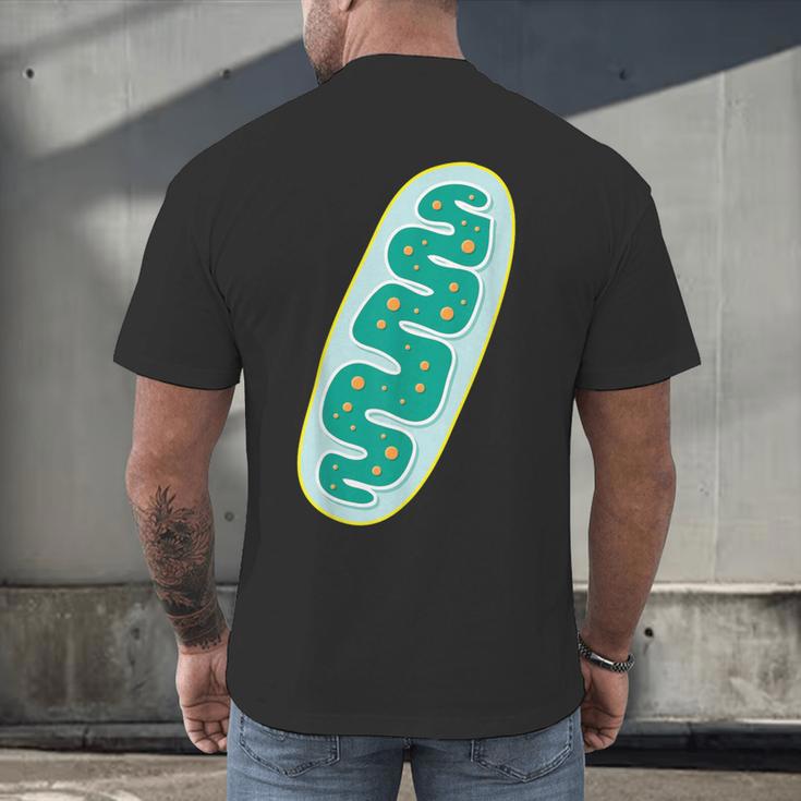 DIY Mitochondria Costume Biology Teacher Halloween Men's Back Print T-Shirt, gift for family, gift for coworker