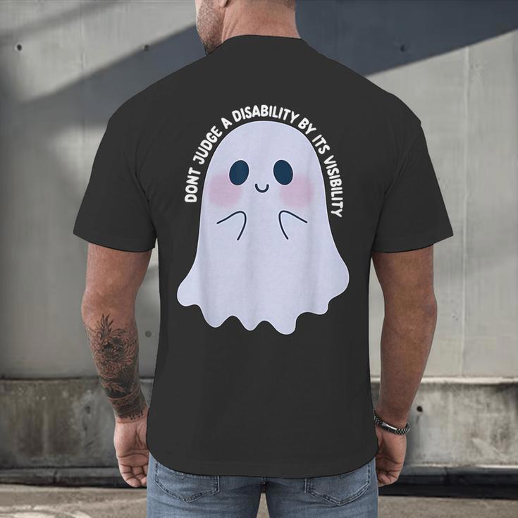 Dont Judge a Disability By Its Visibility Teacher Men's Back Print T-Shirt, gift for family, gift for coworker Dont Judge a Disability By Its Visibility Teacher Men's Back Print T-Shirt, gift for family, gift for coworker