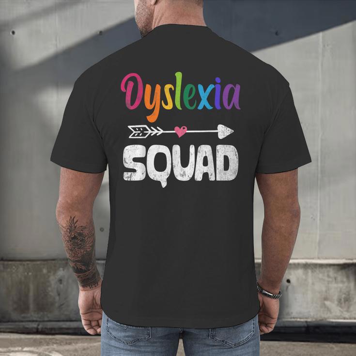 Dyslexia Awareness Month Dyslexia Teacher Therapist Men's Back Print T-Shirt, gift for family, gift for coworker Dyslexia Awareness Month Dyslexia Teacher Therapist Men's Back Print T-Shirt, gift for family, gift for coworker