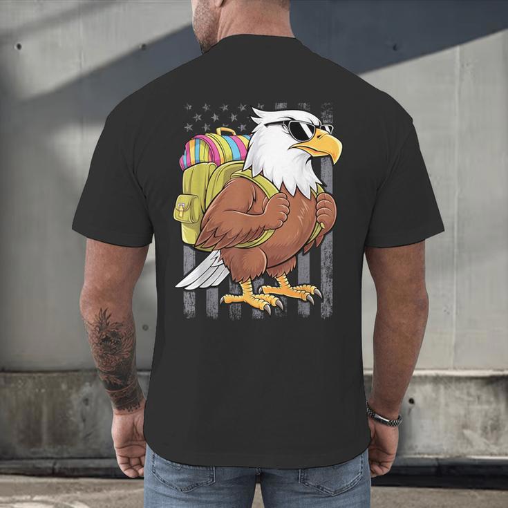 Eagle First Day Of School Teacher Back To School Eagle Men's Back Print T-Shirt, gift for family, gift for coworker Eagle First Day Of School Teacher Back To School Eagle Men's Back Print T-Shirt, gift for family, gift for coworker