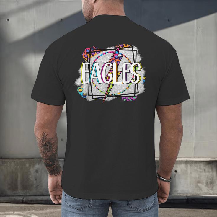 Eagles Teacher School Sports Fan Team Spirit Men's Back Print T-Shirt, gift for family, gift for coworker