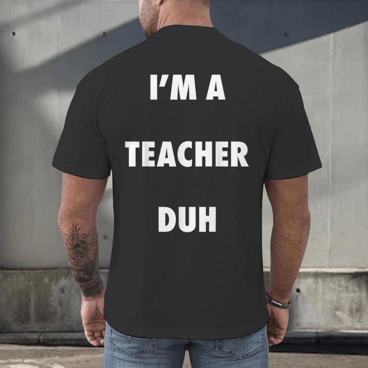 Easy Halloween Teacher Costume Shirt For Men Women Kids Men's Back Print T-Shirt, gift for family, gift for coworker Easy Halloween Teacher Costume Shirt For Men Women Kids Men's Back Print T-Shirt, gift for family, gift for coworker