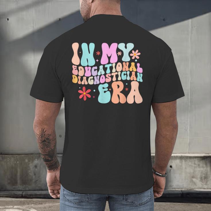 In My Educational Diagnostician Era Learning Support Teacher Men's Back Print T-Shirt, gift for family, gift for coworker In My Educational Diagnostician Era Learning Support Teacher Men's Back Print T-Shirt, gift for family, gift for coworker