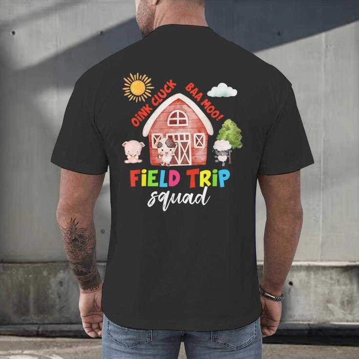Farm Field Trip Squad Field Day 2025 Teachers Students Men's Back Print T-Shirt, gift for family, gift for coworker Farm Field Trip Squad Field Day 2025 Teachers Students Men's Back Print T-Shirt, gift for family, gift for coworker