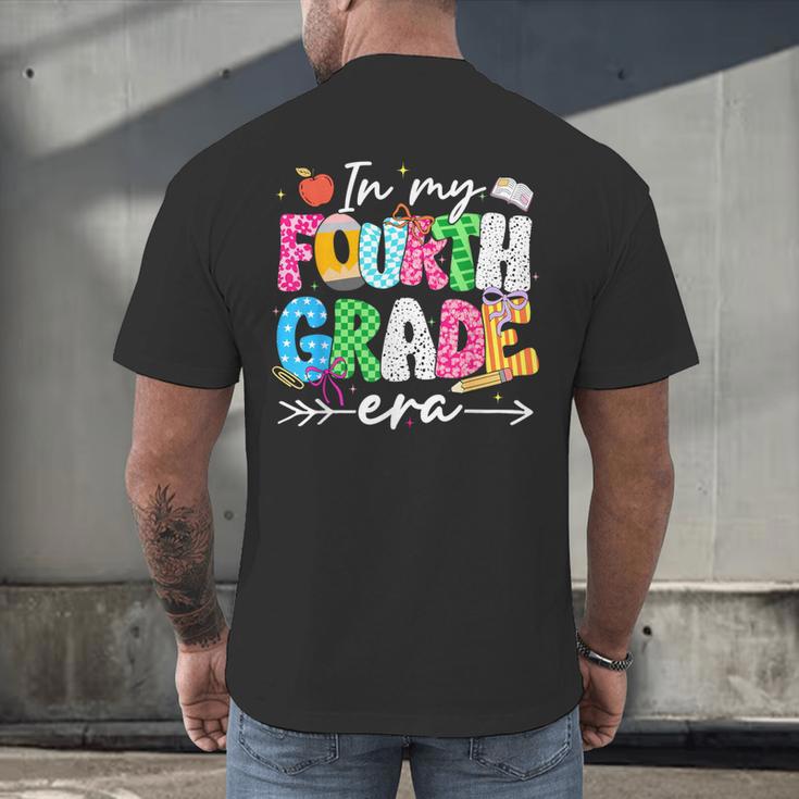 In My Fourth Grade Era 4th Grade Girl Teacher Back To School Men's Back Print T-Shirt, gift for family, gift for coworker In My Fourth Grade Era 4th Grade Girl Teacher Back To School Men's Back Print T-Shirt, gift for family, gift for coworker