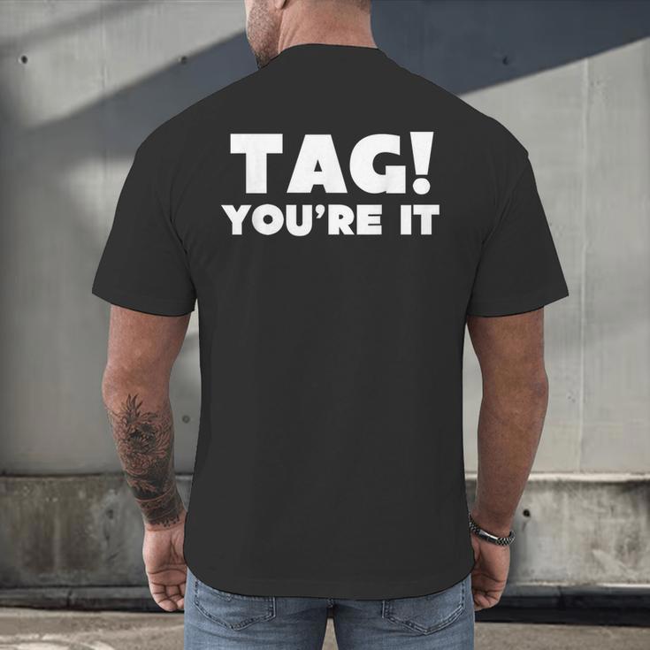 Fun Summer Tag You'Re It Teacher Vacation T-Shirt For Men Women Girls Kids Men's Back Print T-Shirt, gift for family, gift for coworker Fun Summer Tag You'Re It Teacher Vacation T-Shirt For Men Women Girls Kids Men's Back Print T-Shirt, gift for family, gift for coworker