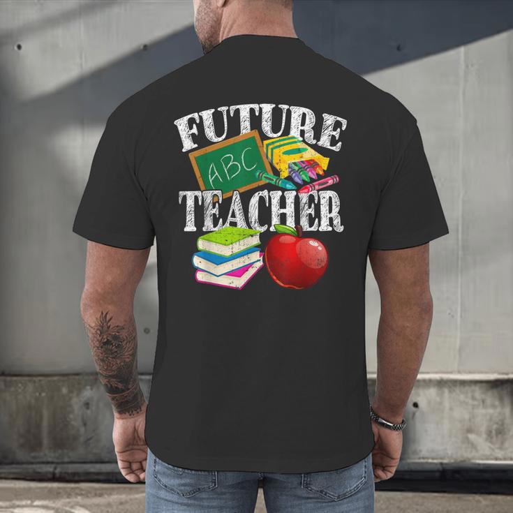 Future Teacher With Canyon And Book Teacher Men Women Girls Kids Men's Back Print T-Shirt, gift for family, gift for coworker