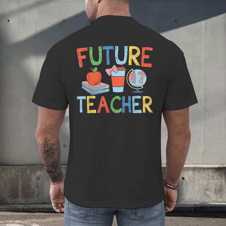 Future Teacher Costume For Kids Girls Boys Men Women Men's Back Print T-Shirt, gift for family, gift for coworker
