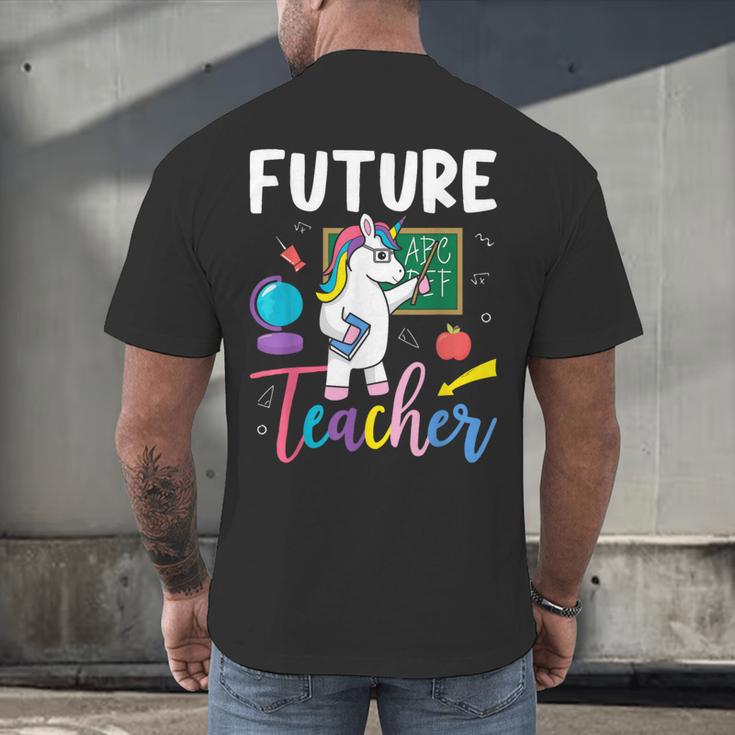 Future Teacher School Teacher Female Men's Back Print T-Shirt, gift for family, gift for coworker Future Teacher School Teacher Female Men's Back Print T-Shirt, gift for family, gift for coworker
