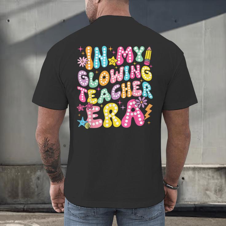 In My Glowing Teacher Era Teaching Back To School Men's Back Print T-Shirt, gift for family, gift for coworker In My Glowing Teacher Era Teaching Back To School Men's Back Print T-Shirt, gift for family, gift for coworker