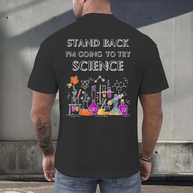 Going To Try Science Geek Nerd Tee Teacher STEM Men's Back Print T-Shirt, gift for family, gift for coworker Going To Try Science Geek Nerd Tee Teacher STEM Men's Back Print T-Shirt, gift for family, gift for coworker